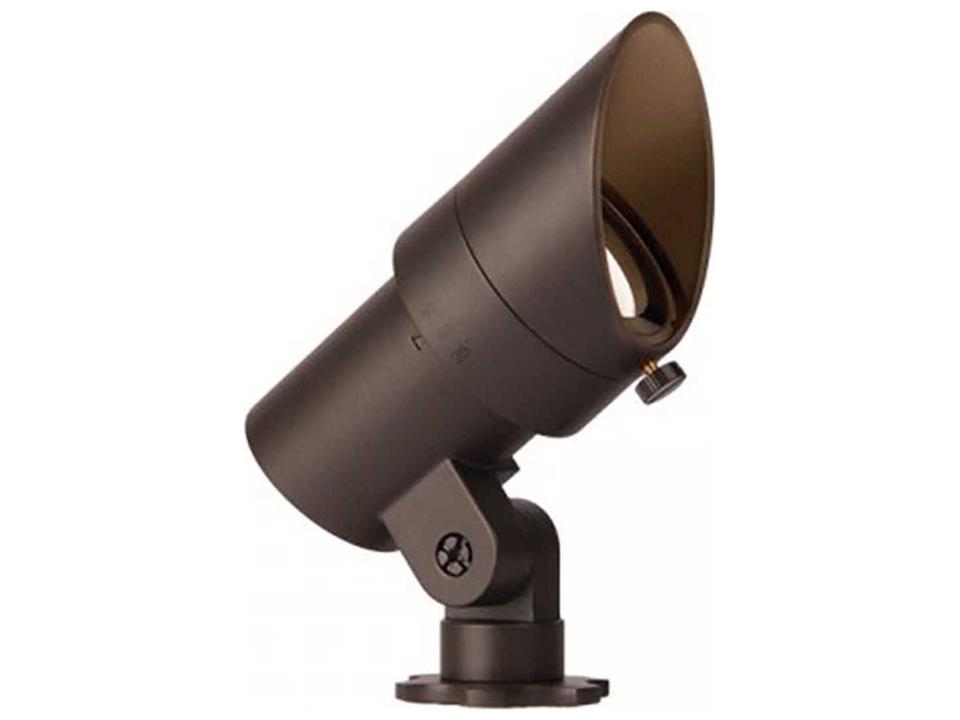 Mini Accent 12V LED Landscape Accent Light with Adjustable Beam and Brass Option