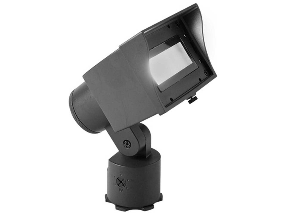 5221 Adjustable Beam Landscape Wall Wash Light in Black with Integrated LED