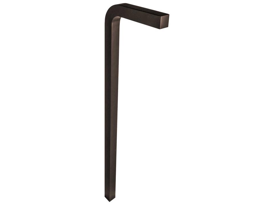 Balance LED Path Light in Bronze on Brass