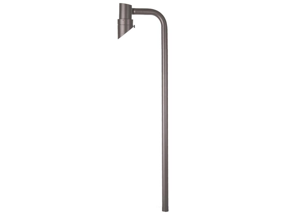 Miniature Adjustable LED Path Light in Bronzed Brass