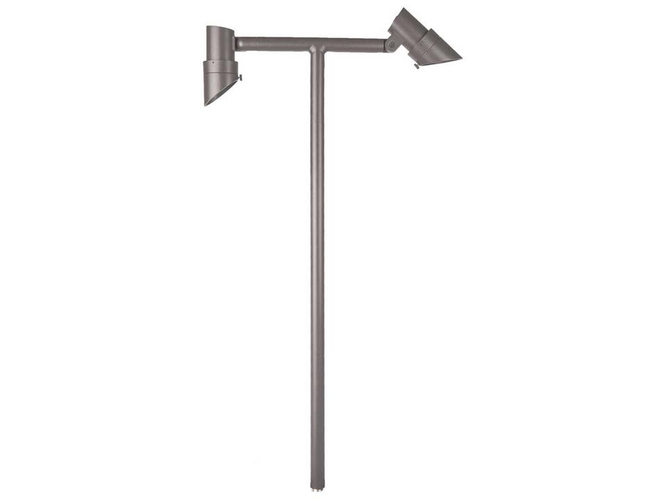 Mini Accent Adjustable LED Outdoor Path Light in Bronzed Brass