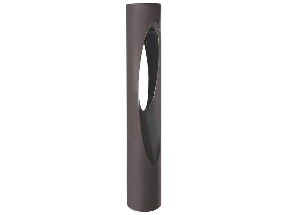 Scoop LED Bollard Light in Bronze on Aluminum