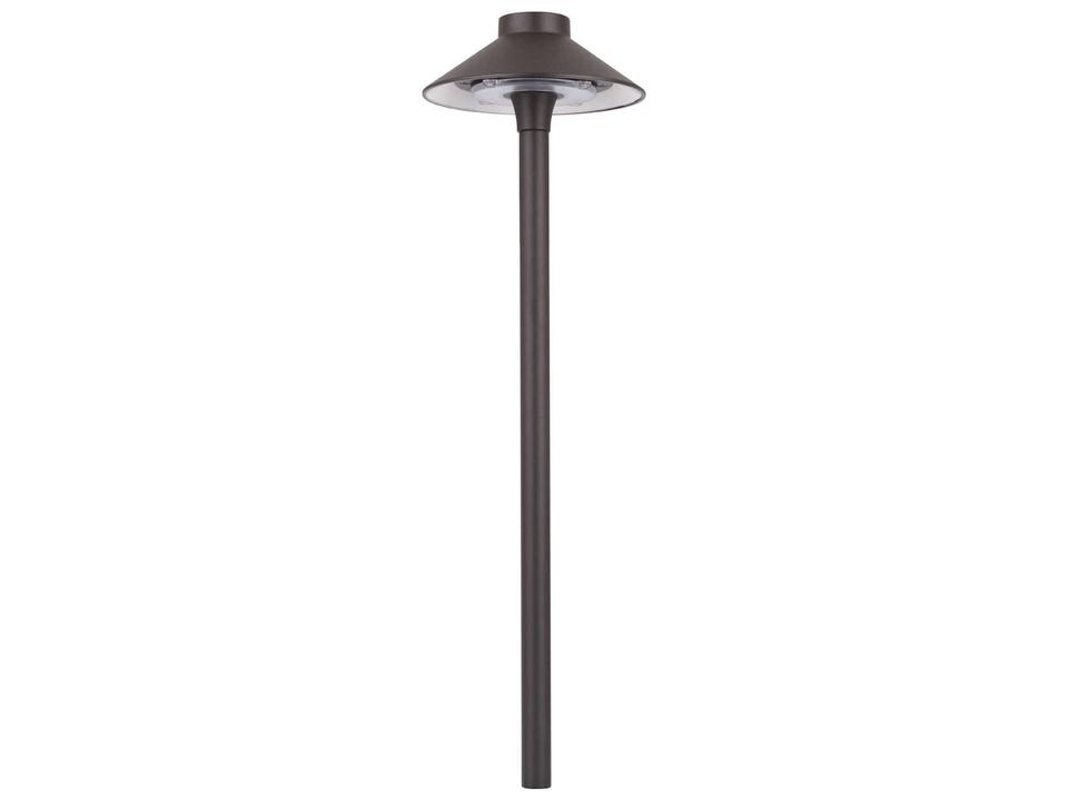 Colorscaping Tiki Path Light with Color Changing LED in Bronze on Brass