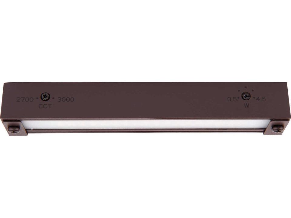 6-Inch 1-Light LED Hardscape Luminaire in Bronze
