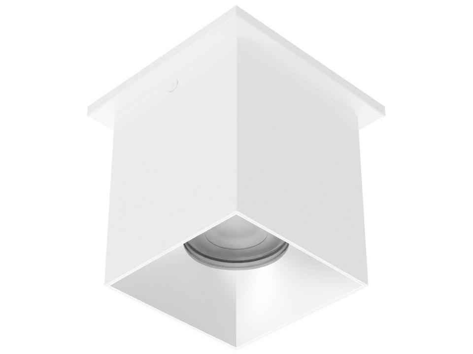 Zoron 5-CCT Square Trimmed LED Flush Mount in White Haze