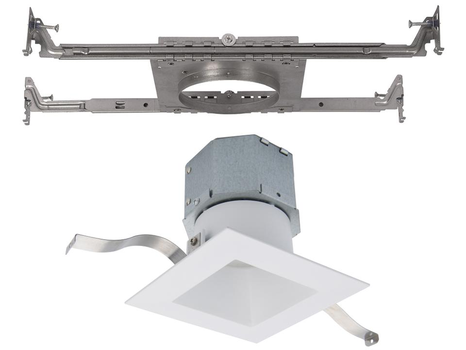 Pop-in Square LED Recessed Light Kit 2-Pack