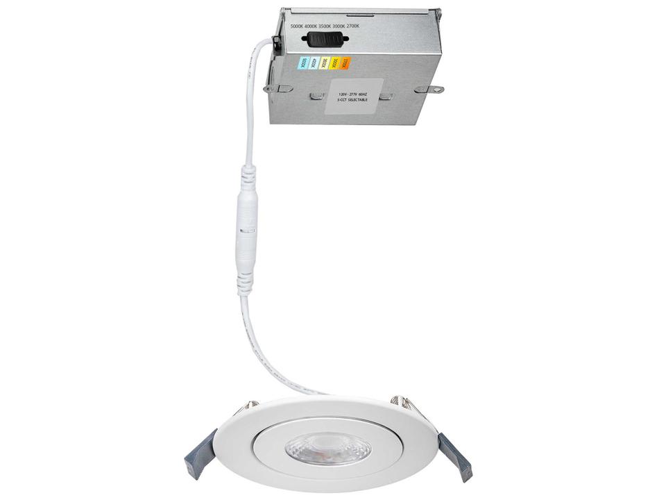 Lotos 4-inch Round Adjustable LED Recessed Kit