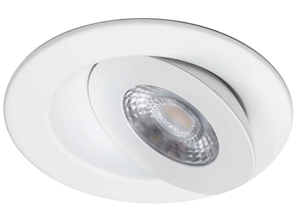 Lotos 6-inch Round Adjustable LED Downlight Fire Rated