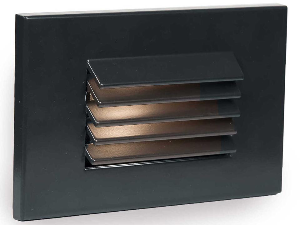 LED Horizontal Step and Wall Light Black