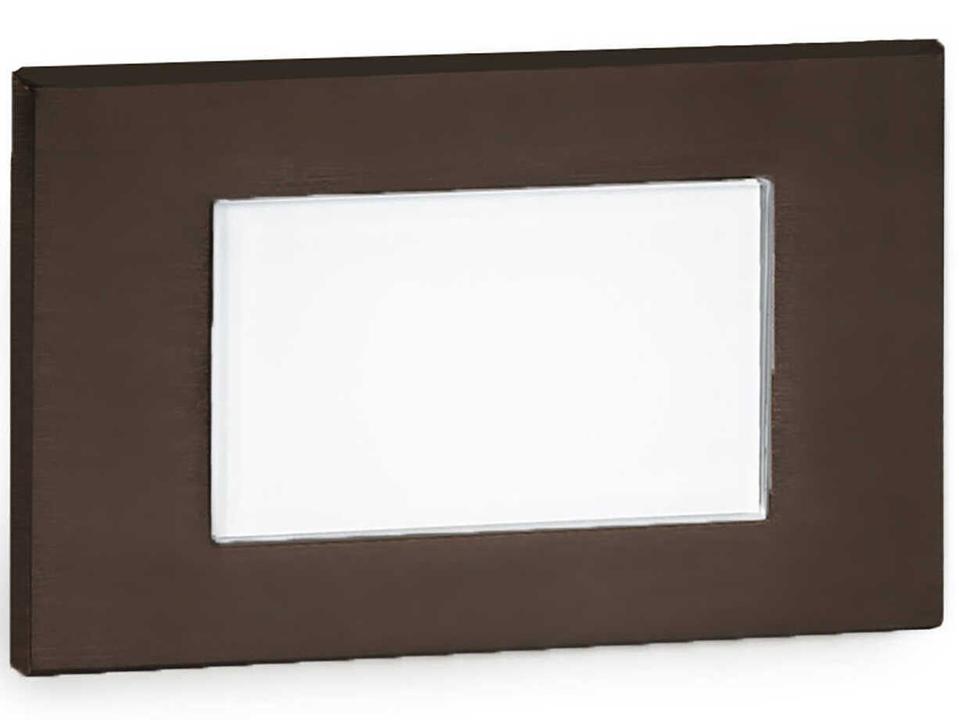 LED Step and Wall Light in Bronze
