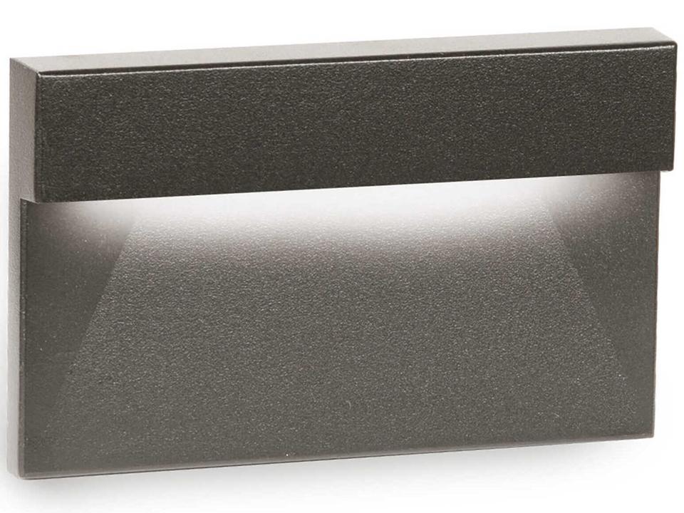 LED Horizontal Step and Wall Light Bronze