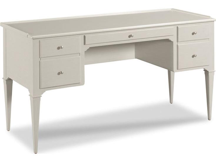 Marseille Writing Desk with Dual File Storage Carrara Finish