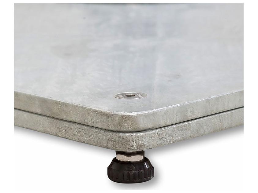 Double Stack Plate Large 463 Pound Galvanized Steel Umbrella Base