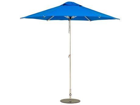 Mistral 9.8 Foot Round Pulley Lift Outdoor Umbrella