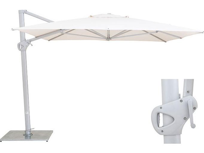 Pavone 10 x 13 Foot Rectangular Outdoor Umbrella with Grip Handle