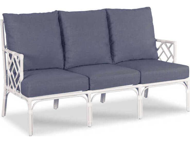 Carlyle Cloud White Aluminum Cushion Loveseat