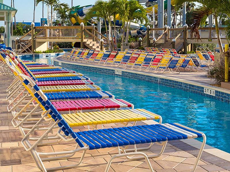 Country Club Strap Aluminum Outdoor Lounge Set