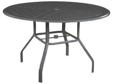 Newport 42 Inch Round MGP Dining Table with Umbrella Hole