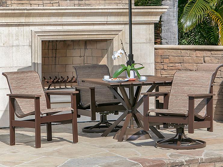 Kingston Sling Mgp Recycled Plastic Outdoor Dining Set