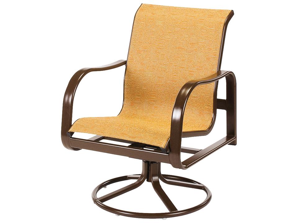 Sonata Sling Aluminum Dining Swivel Rocker