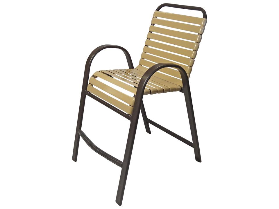Anna Maria Strap Outdoor Bar Armchair