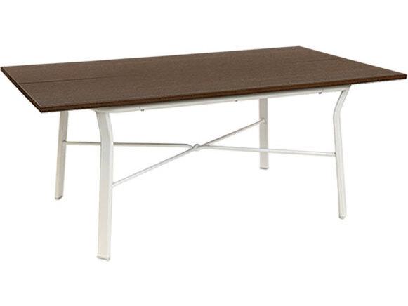 Raleigh Rectangular MGP Coffee Table with Aluminum Frame