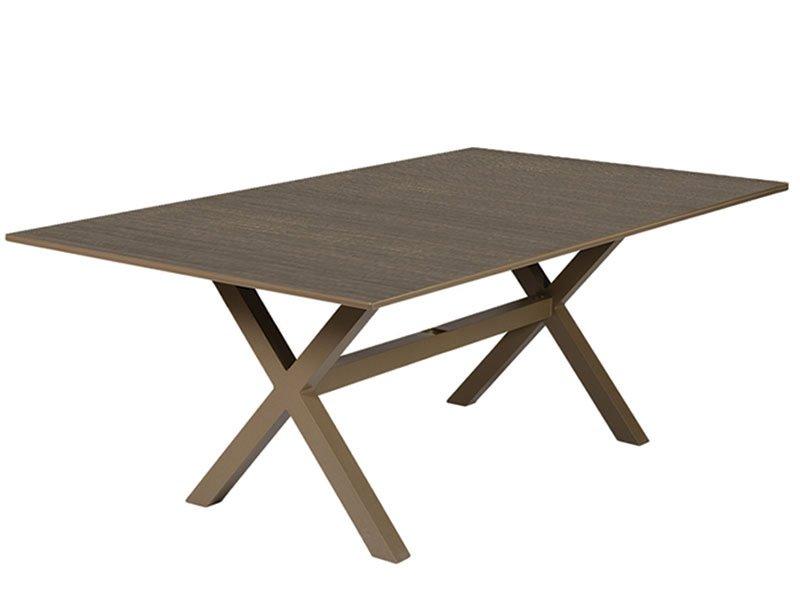 Lexington Aluminum and Marine Grade Polymer Rectangular Coffee Table