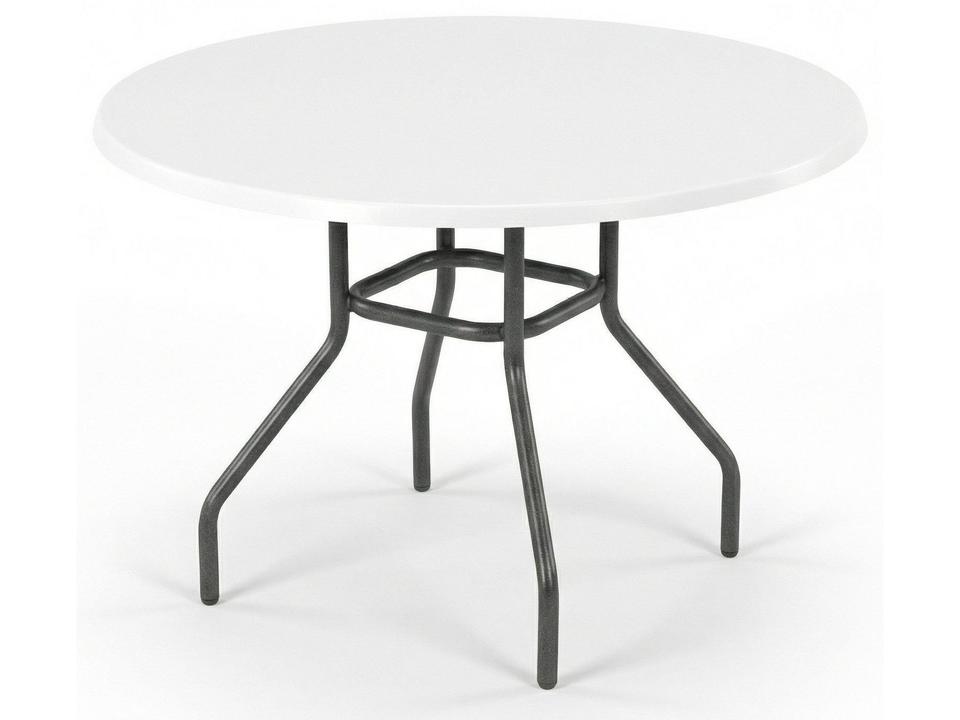 Fiberglass Top 42-Inch Round Dining Table