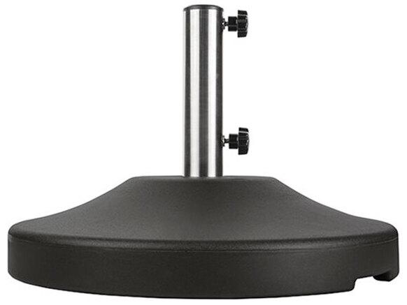 80 lb Concrete Umbrella Roller Base in Black