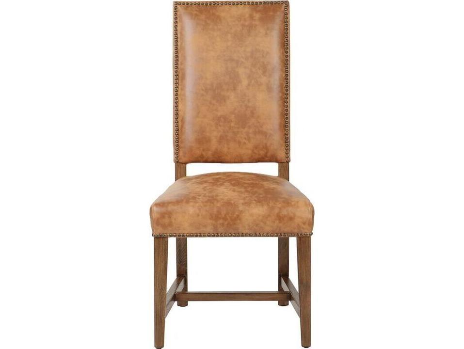 Dani High Back Upholstered Dining Side Chair in Grey Linen
