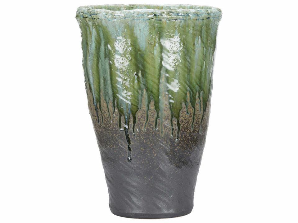 Shiga Midori Vase in Green