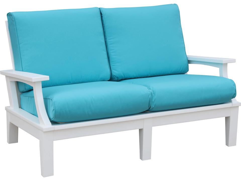 Heritage Recycled Plastic Deep Seating Loveseat