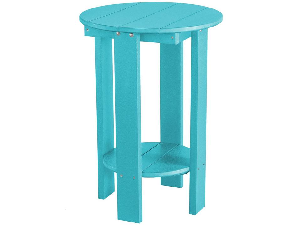 Heritage Recycled Plastic Round Patio Counter Table