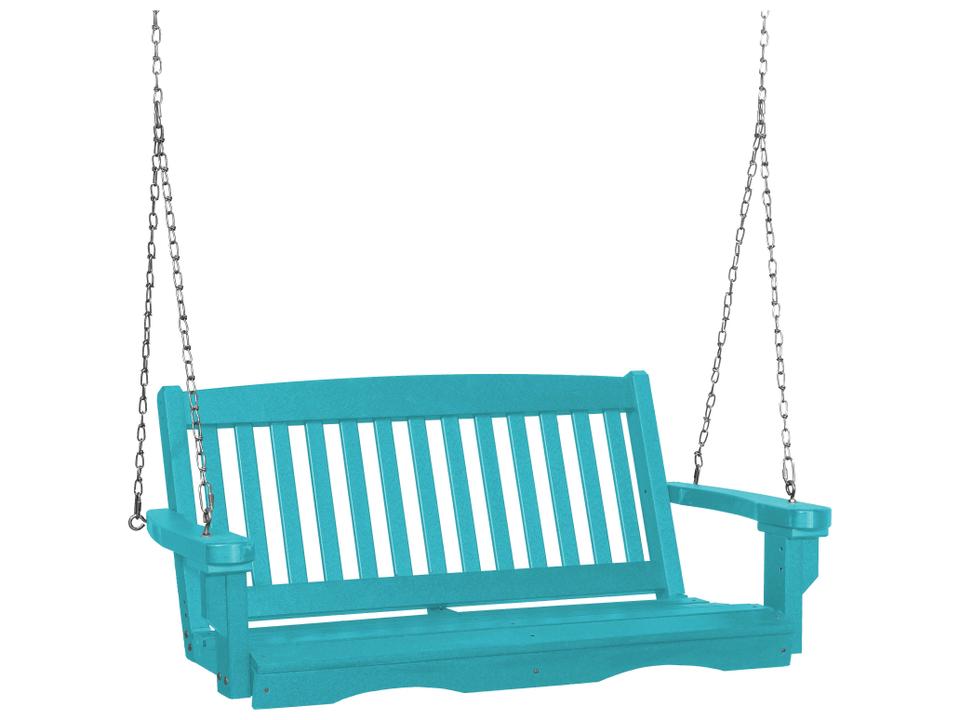 Classic Mission Recycled Plastic 2-Person Swing Chair