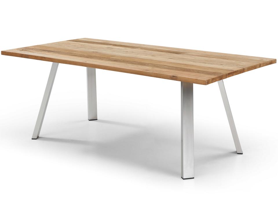 Rhea 79 Inch Rectangular Dining Table with Recycled Teak Top
