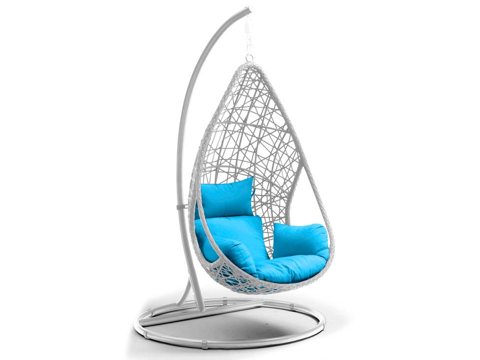 Bravo White Aluminum Cushion Swing