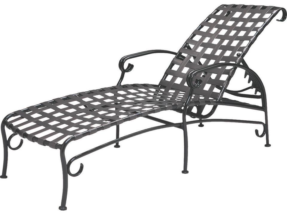 Ramsgate Strap Aluminum Adjustable Chaise Lounge