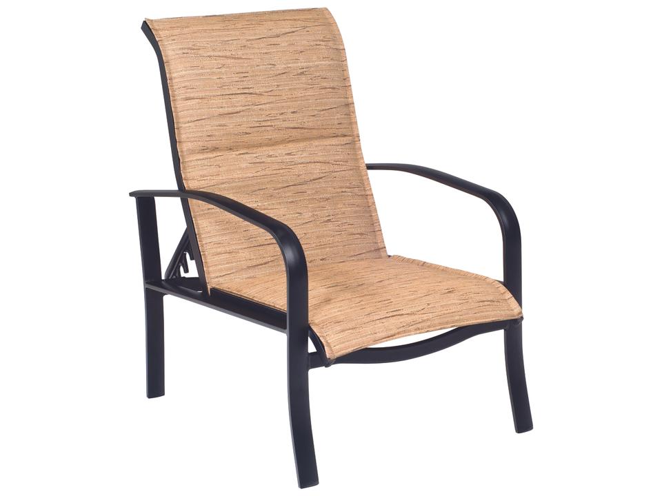 Fremont Padded Sling Adjustable Outdoor Lounge Chair