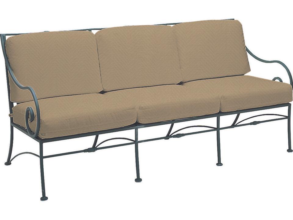 Sheffield Wrought Iron Cushion Sofa