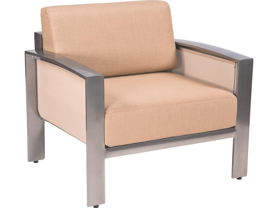 Metropolis Cushion Aluminum Lounge Chair