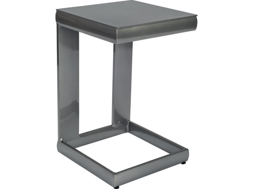 Metropolis Aluminum Universal Square C End Table
