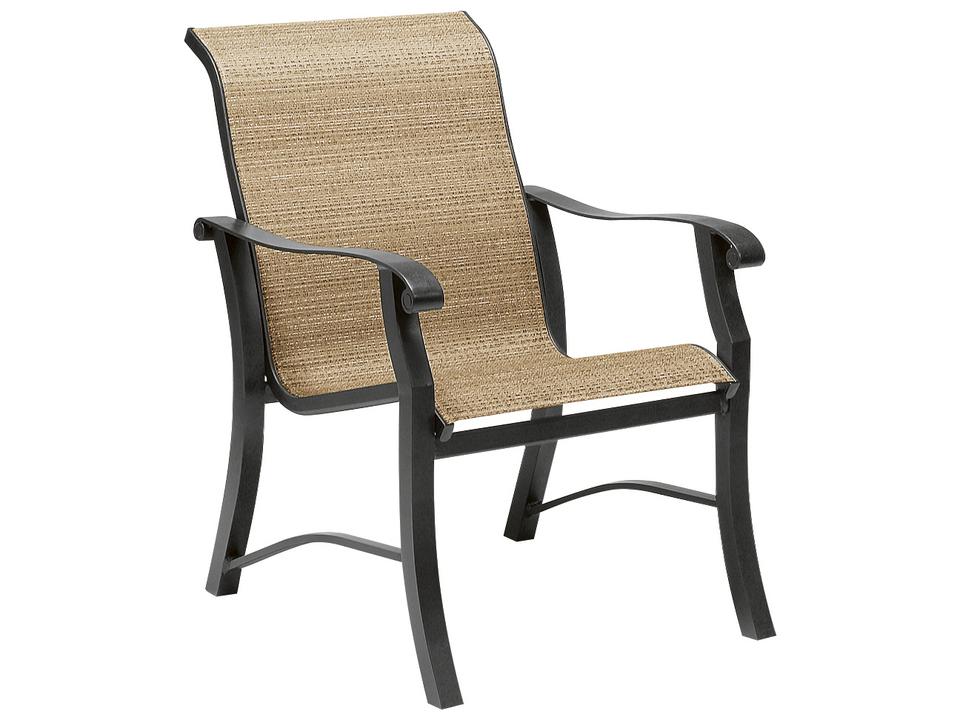 Cortland Sling Aluminum Dining Arm Chair