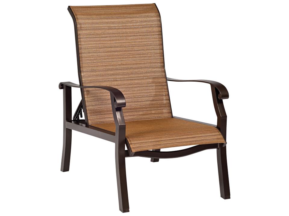 Cortland Sling Aluminum Adjustable Outdoor Lounge Chair