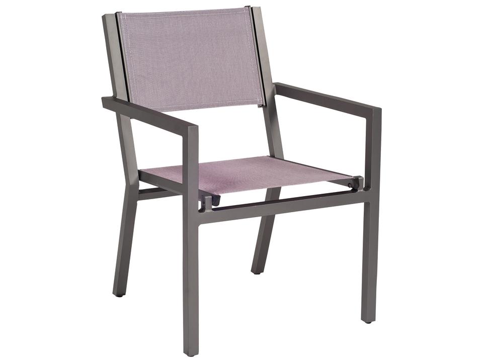 Palm Coast Padded Sling Stackable Dining Arm Chair