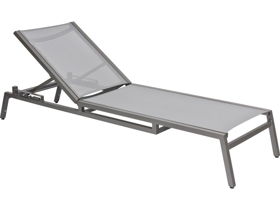 Palm Coast Sling Aluminum Stackable Adjustable Chaise Lounge