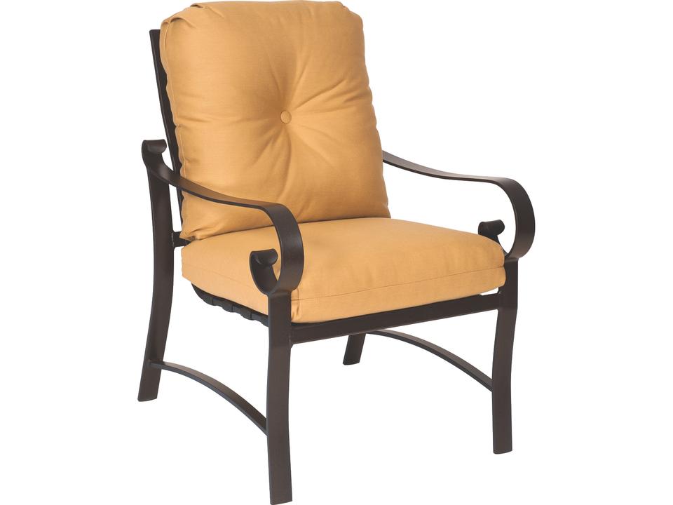 Belden Cushion Aluminum Patio Dining Arm Chair