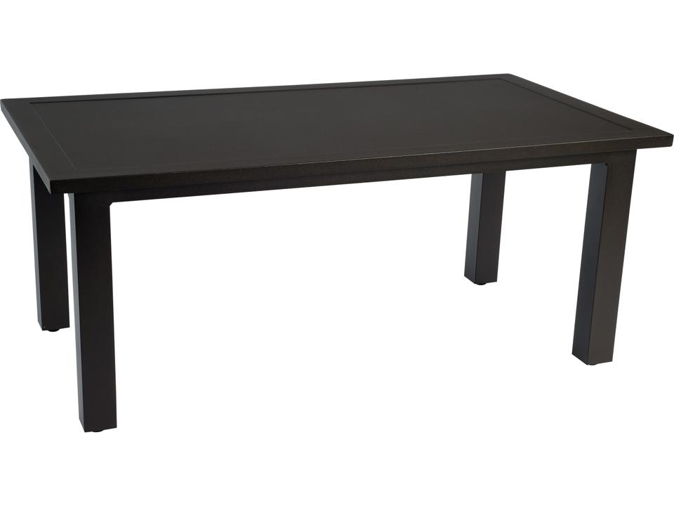 Elemental 24 x 44 Inch Rectangular Aluminum Coffee Table