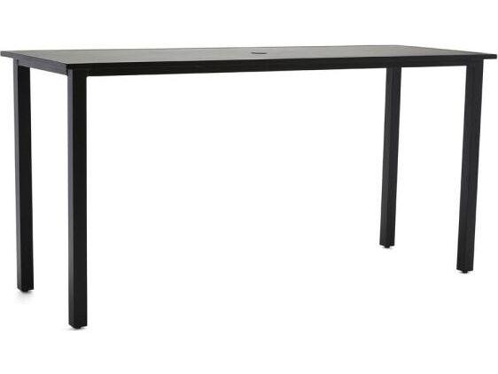 Communal Bar Height Table Outdoor Aluminum Rectangular