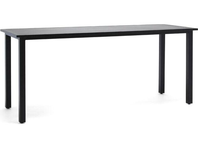 Communal 84-Inch Rectangular Aluminum Outdoor Counter Table