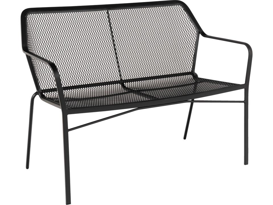 Delmar Iron Stackable Patio Bench in Various Finishes